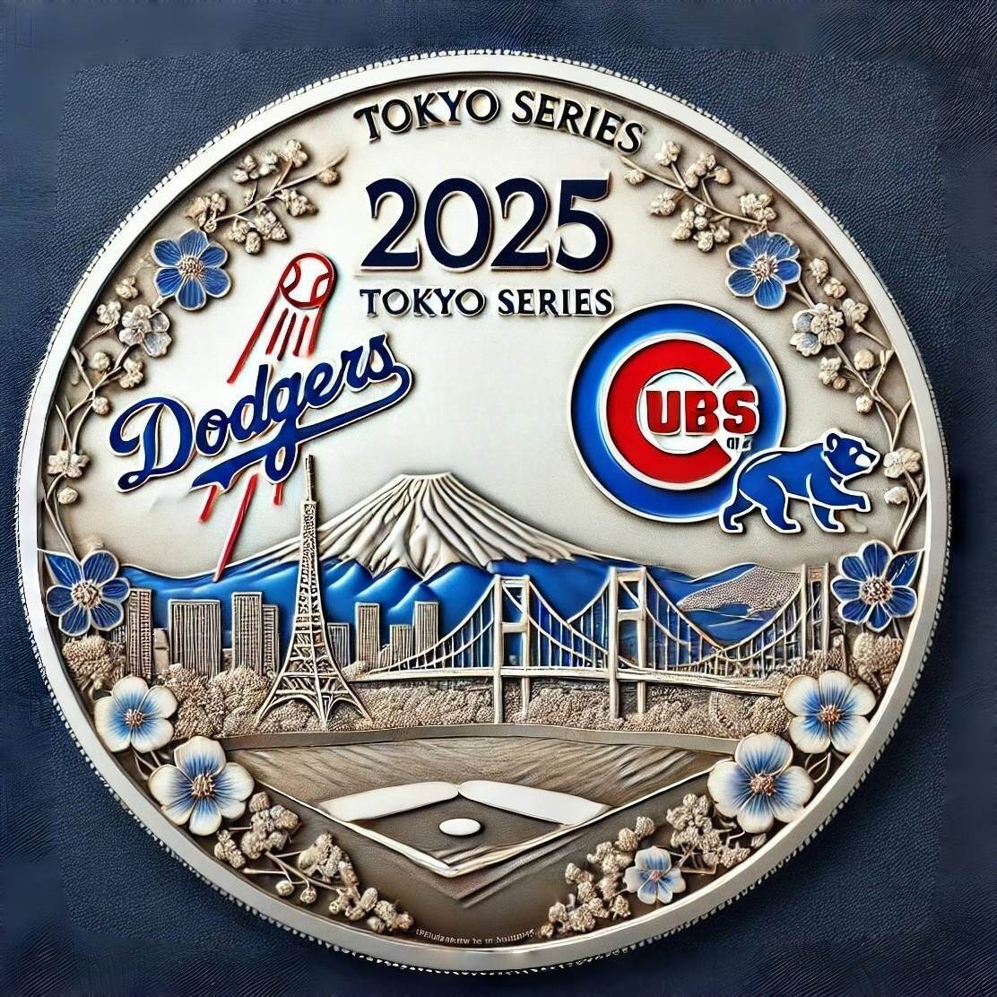 2025 Baseball Tokyo Series Coin