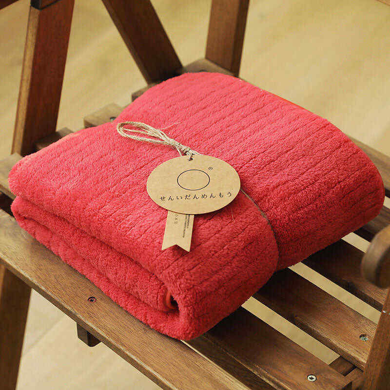 Soft Pure Color Bath Towel (2PCS)