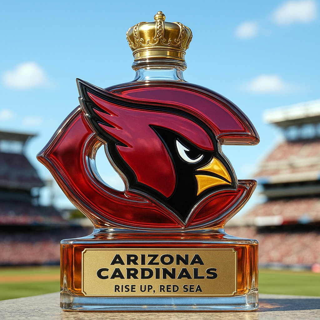 Arizona Cardinals Limited Edition Whiskey Bottle