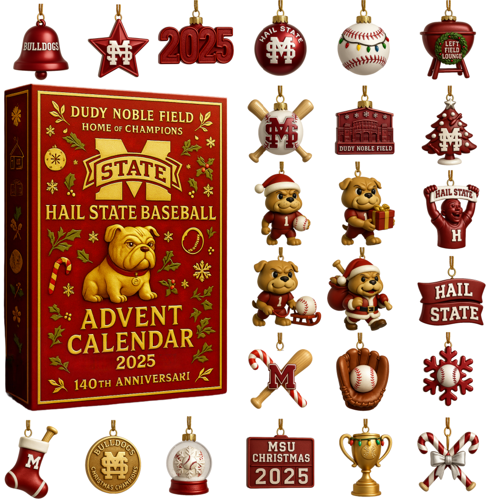 Mississippi State Bulldogs 140th Anniversary 2025 Advent Calendar