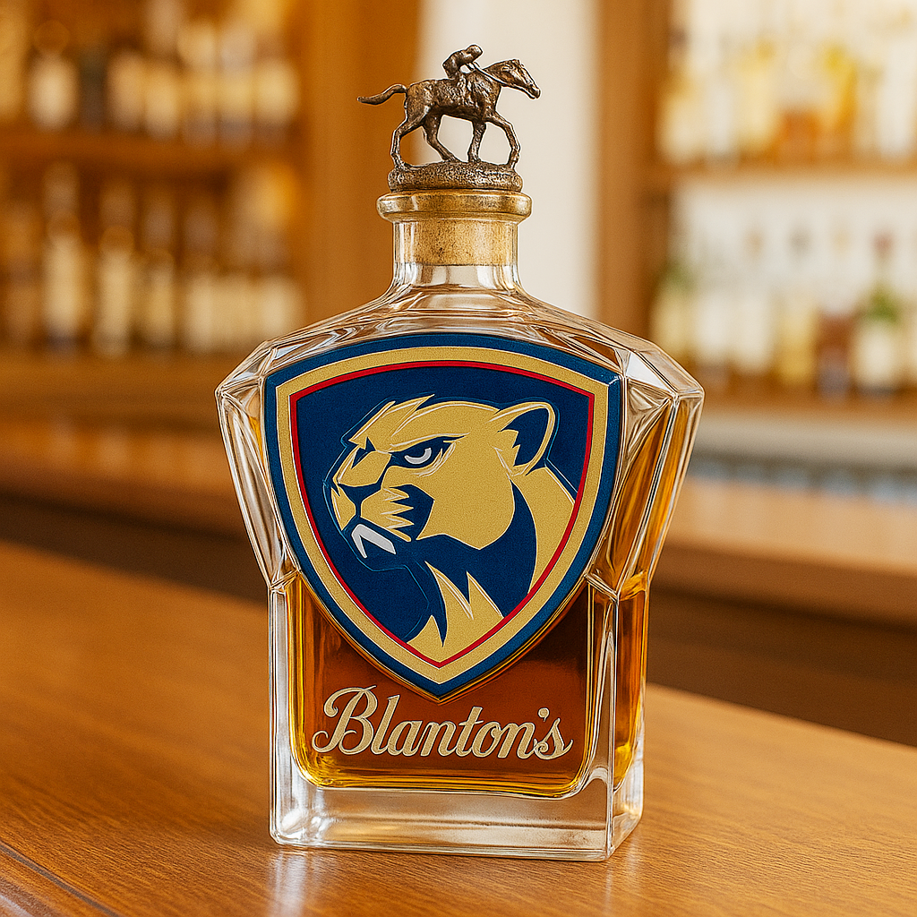 Florida Panthers Whiskey Bottle