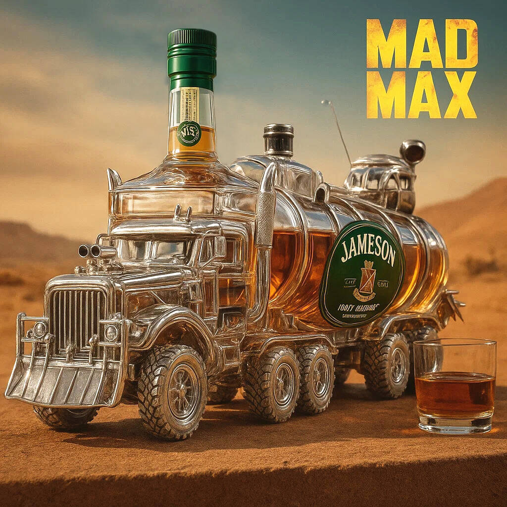 Mad Max: War Rig Whisky Bottle