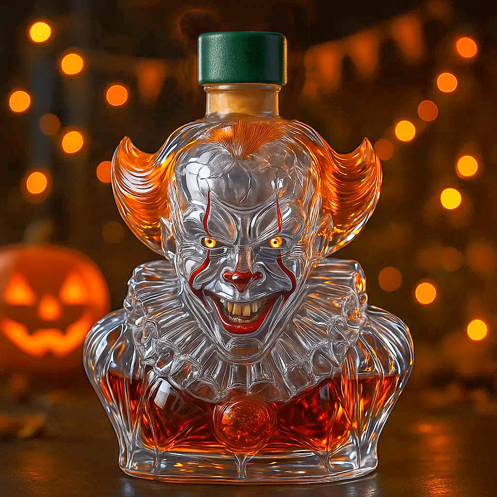 Clown Whiskey Bottle