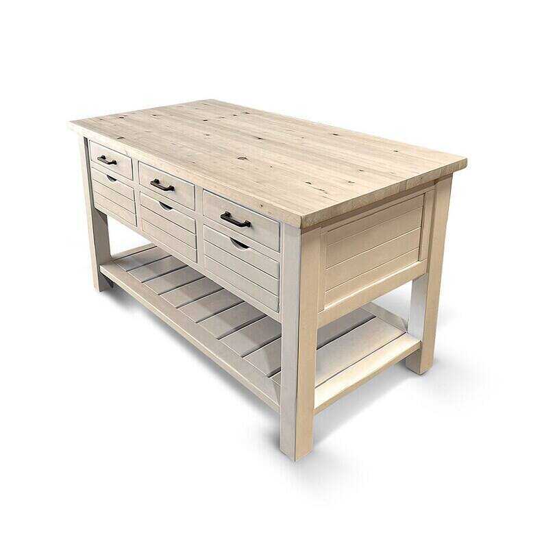 Kitchen Island, Farmhouse Kitchen, Butcher Block, Island, Table, Kitchen Table
