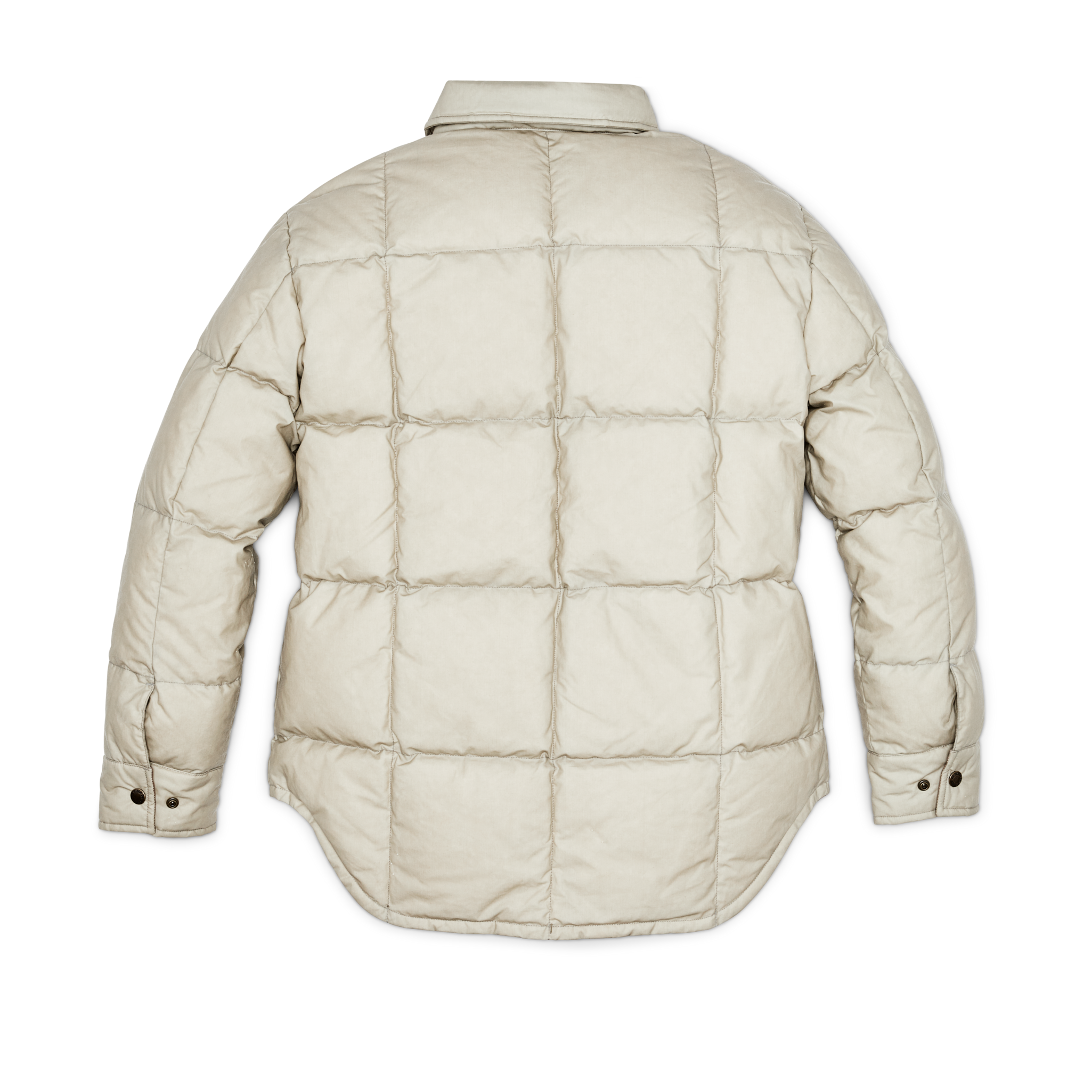 Women's Waxed Down Barn Coat - Light Tan