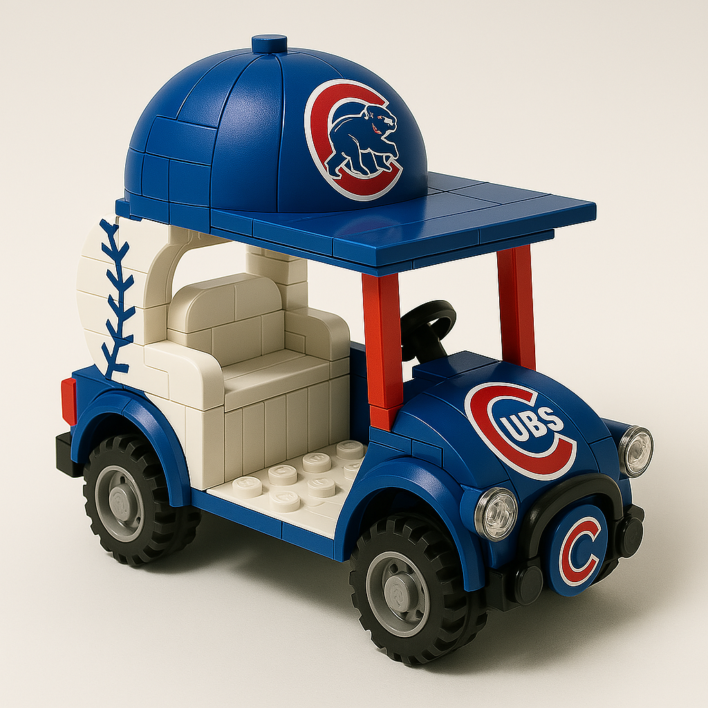 Baseball Team Cart Building Blocks