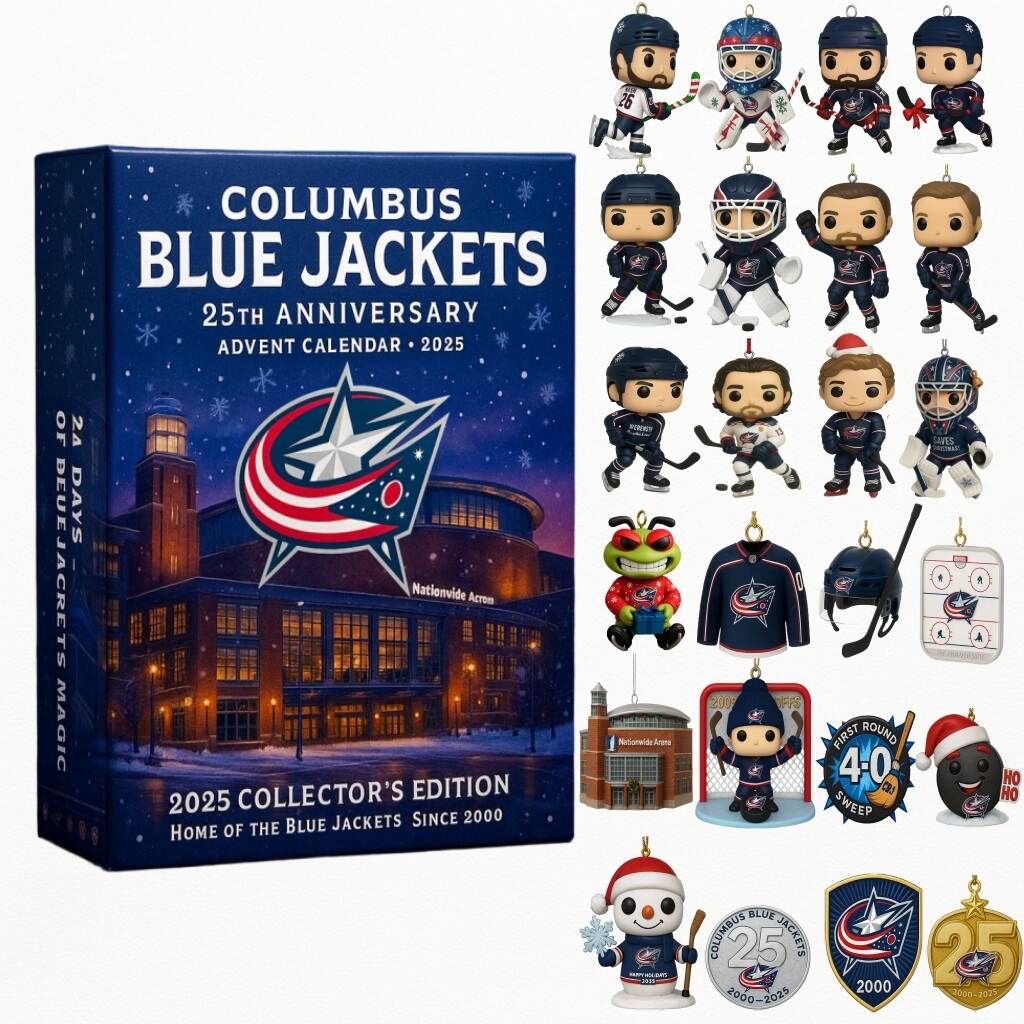 Columbus Blue Jackets 25th Anniversary 2025 Advent Calendar