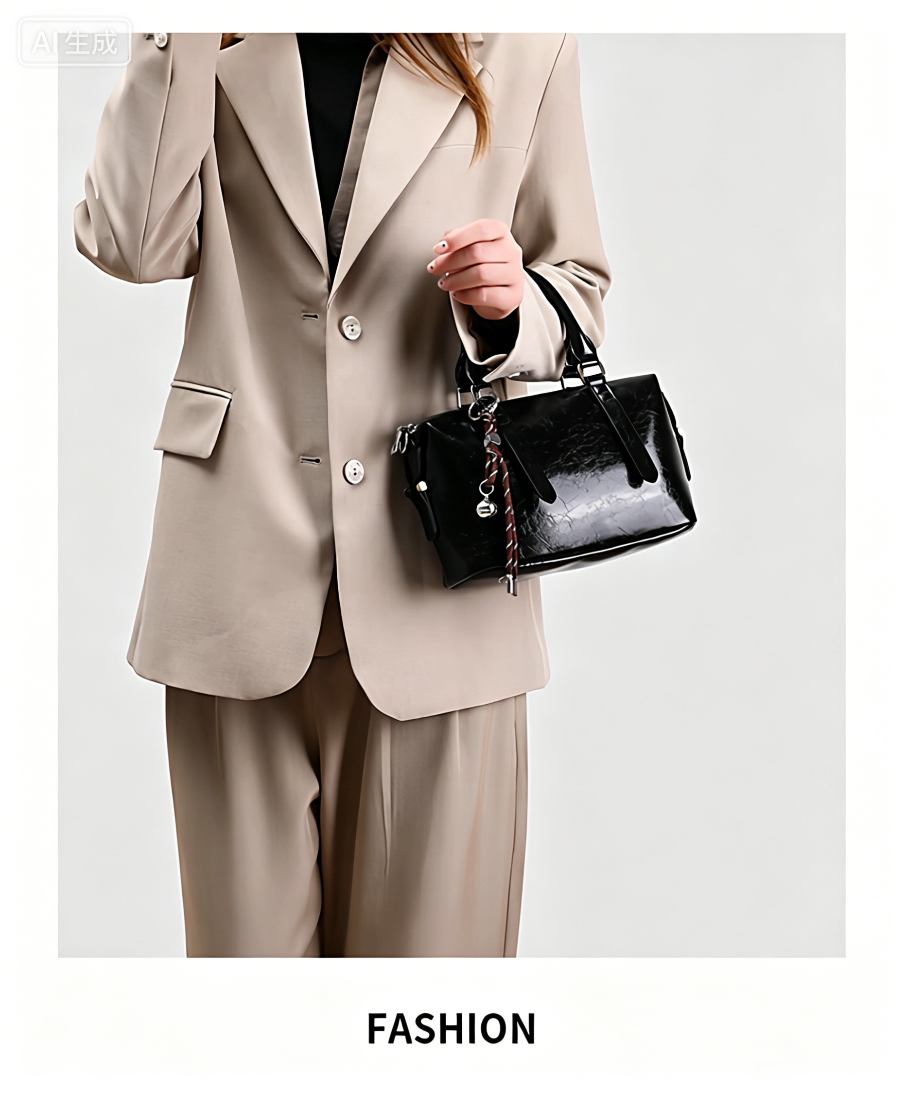 Fashionable womenbag with cowhide leather