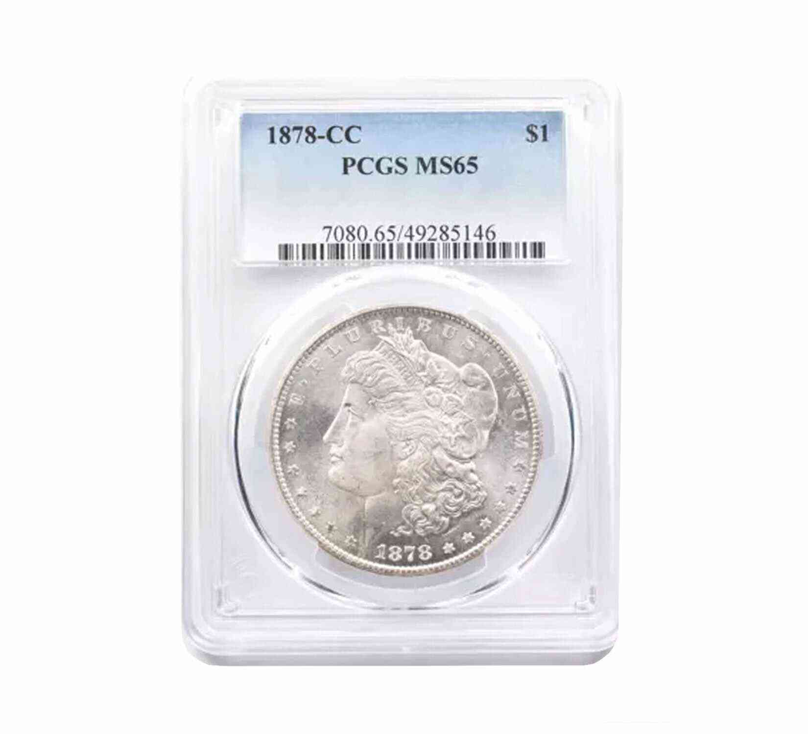 1878 CC Morgan Dollar MS65 PCGS Carson City