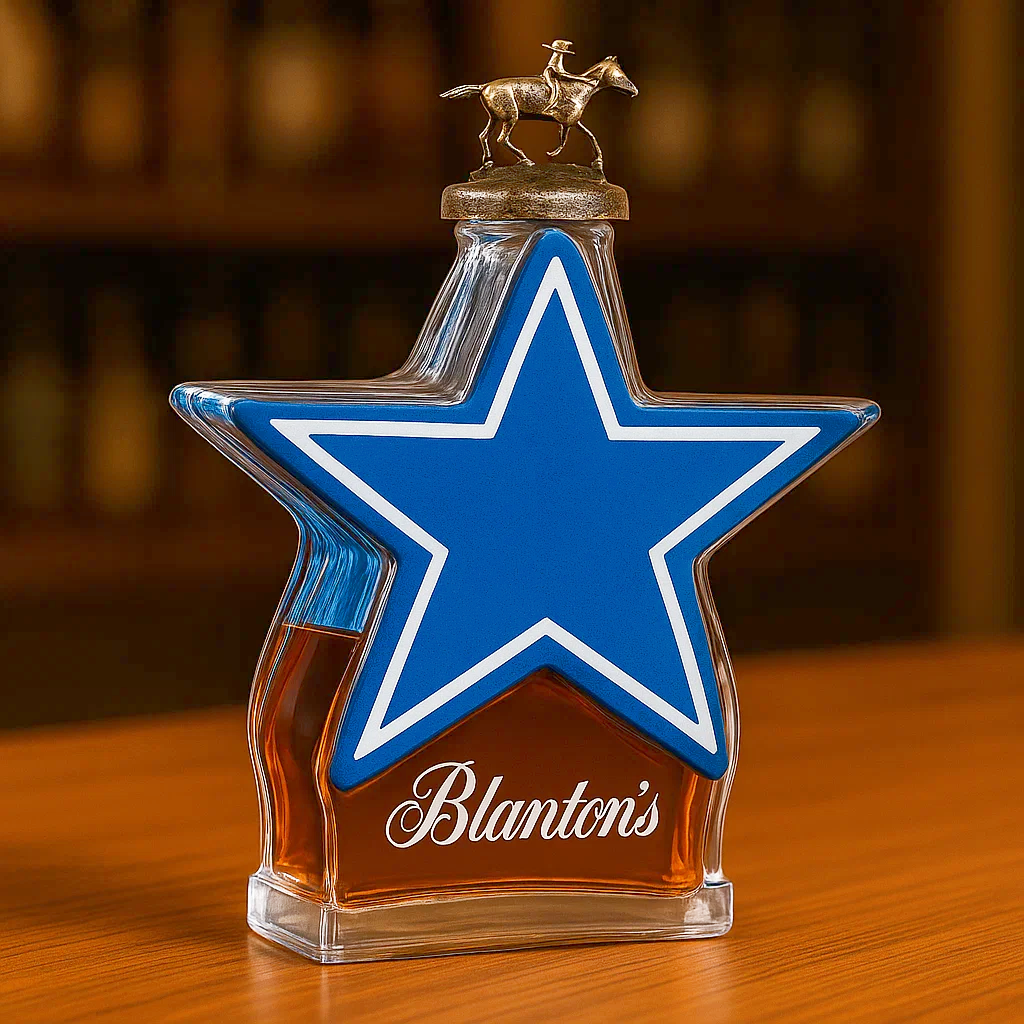 Dallas Cowboys Whiskey Bottle