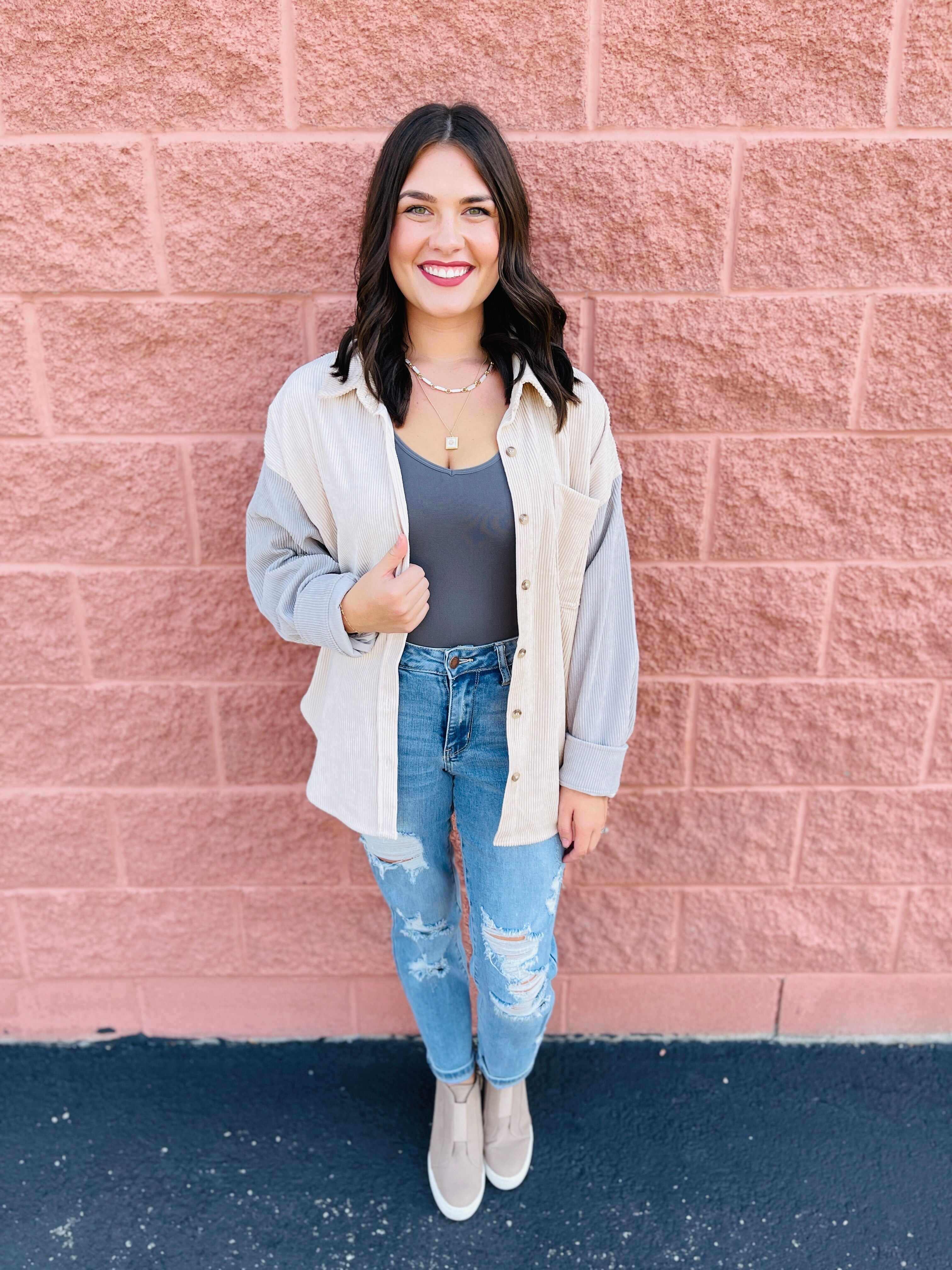 Plus/Reg Don’t Be Distressed Boyfriend Jeans