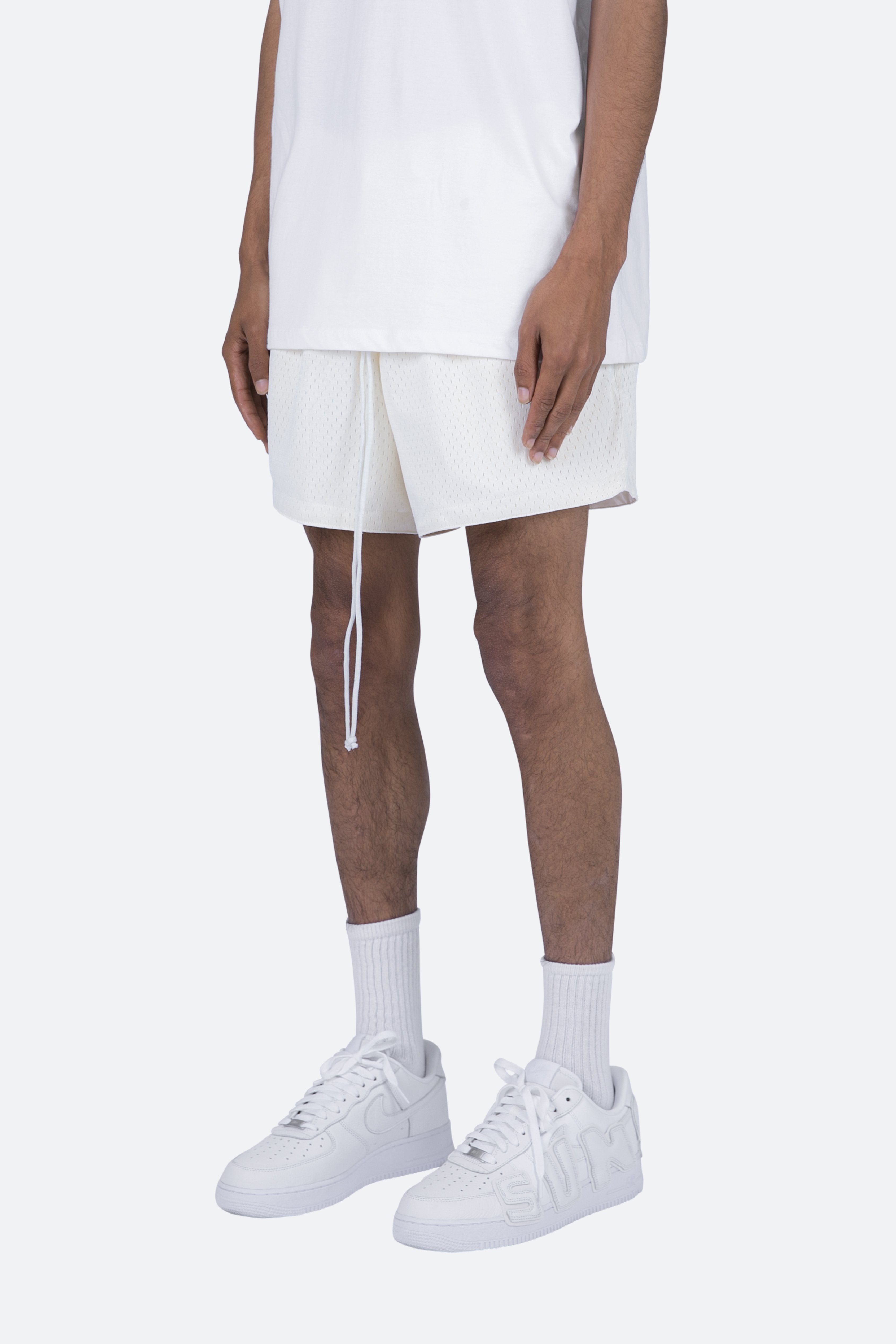 Warm Up Mesh Shorts - Off White