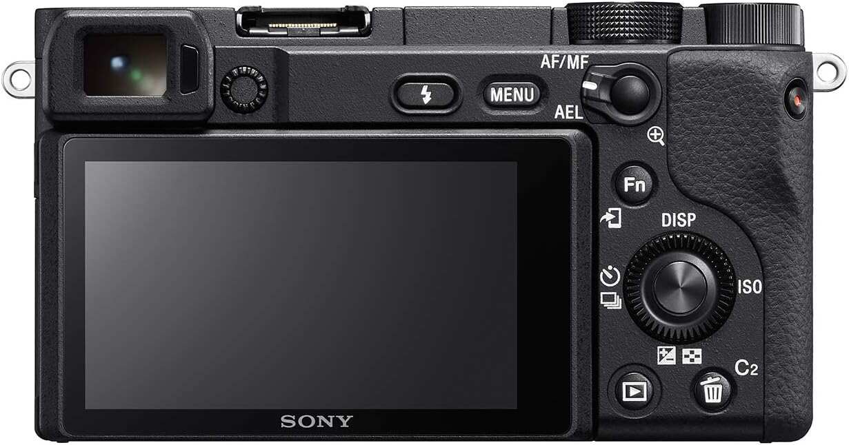 Sony Alpha a6400 Mirrorless Camera: Compact APS-C Interchangeable Lens Digital Camera with Real-Time Eye Auto Focus, 4K Video, Flip Screen & 16-50mm Lens - E Mount Compatible - ILCE-6400L/B, Black