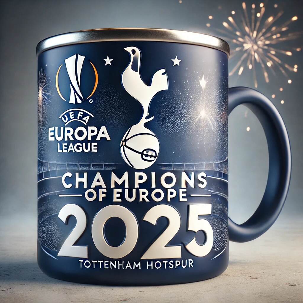 Europa League Champions Tottenham Hotspur Mug