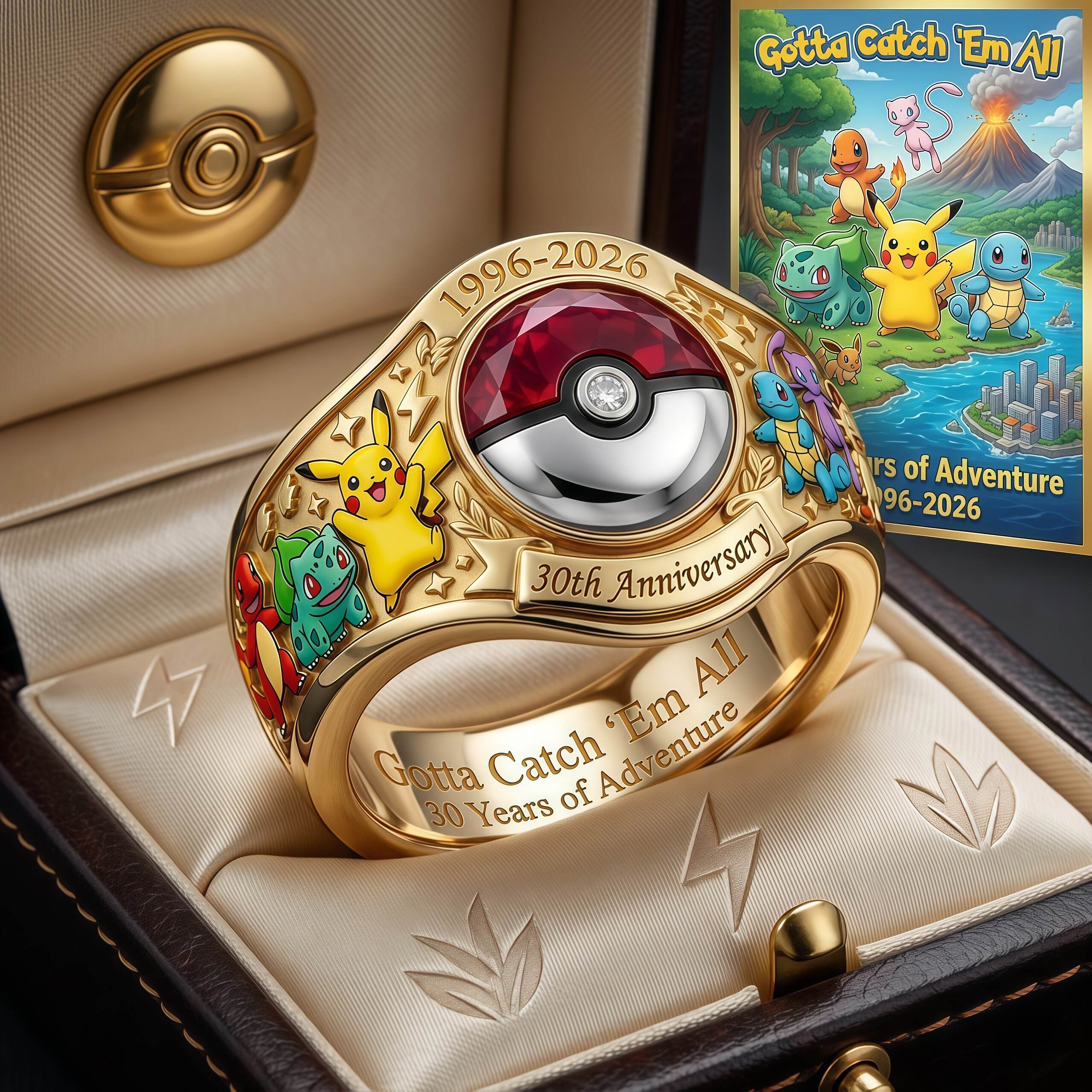 Pokémon 30th Anniversary Limited Edition Ring