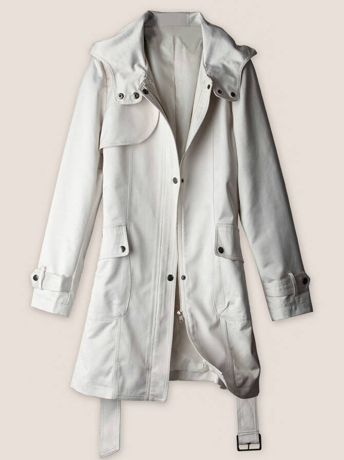Casual Warm Plush Detachable Hooded Coat