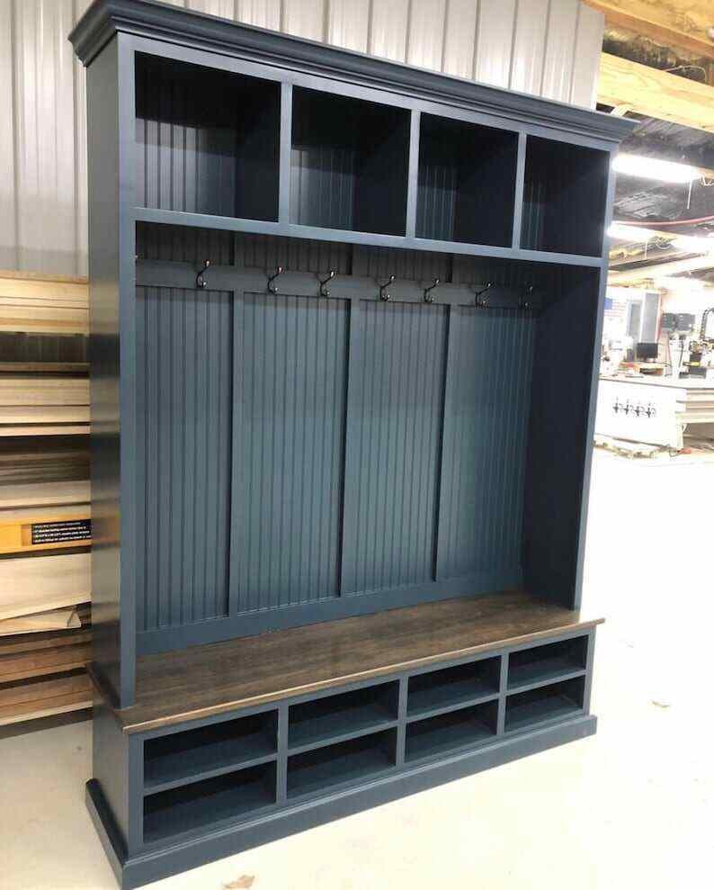 MORAGA 4-section Mudroom entryway storage bench