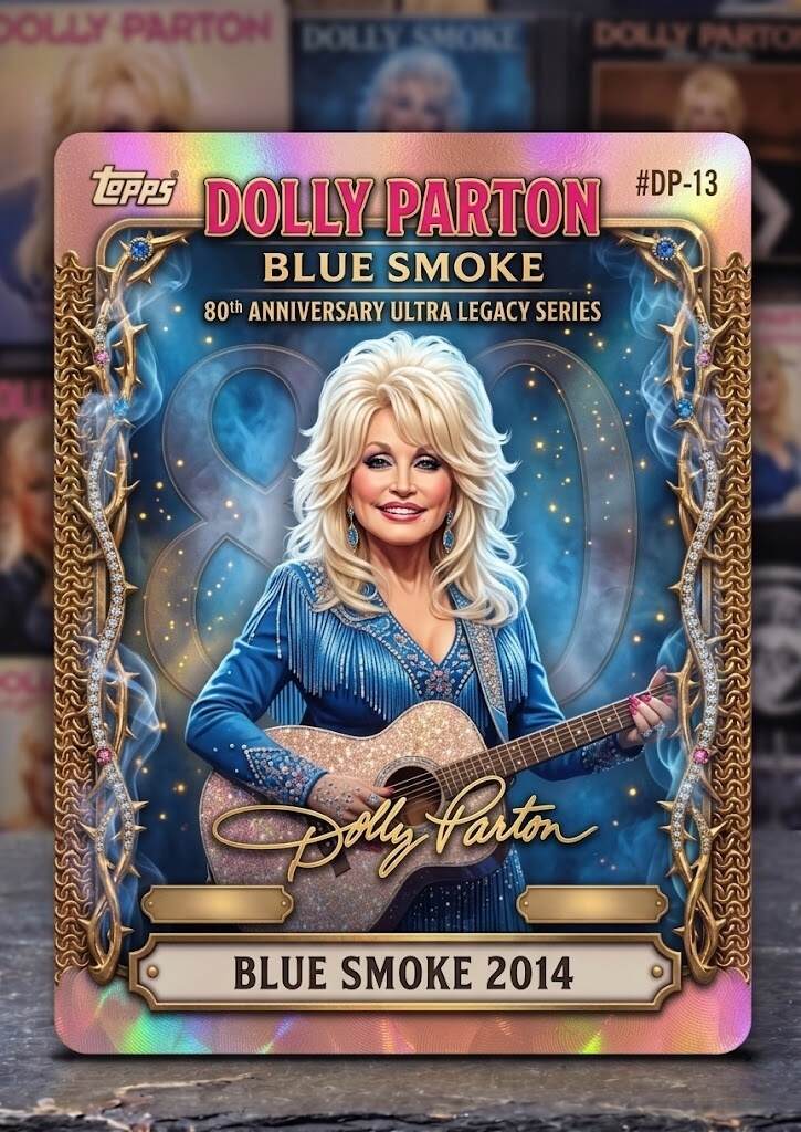 Dolly Parton 80th Anniversary Topps Ultra Premium Trading Cards