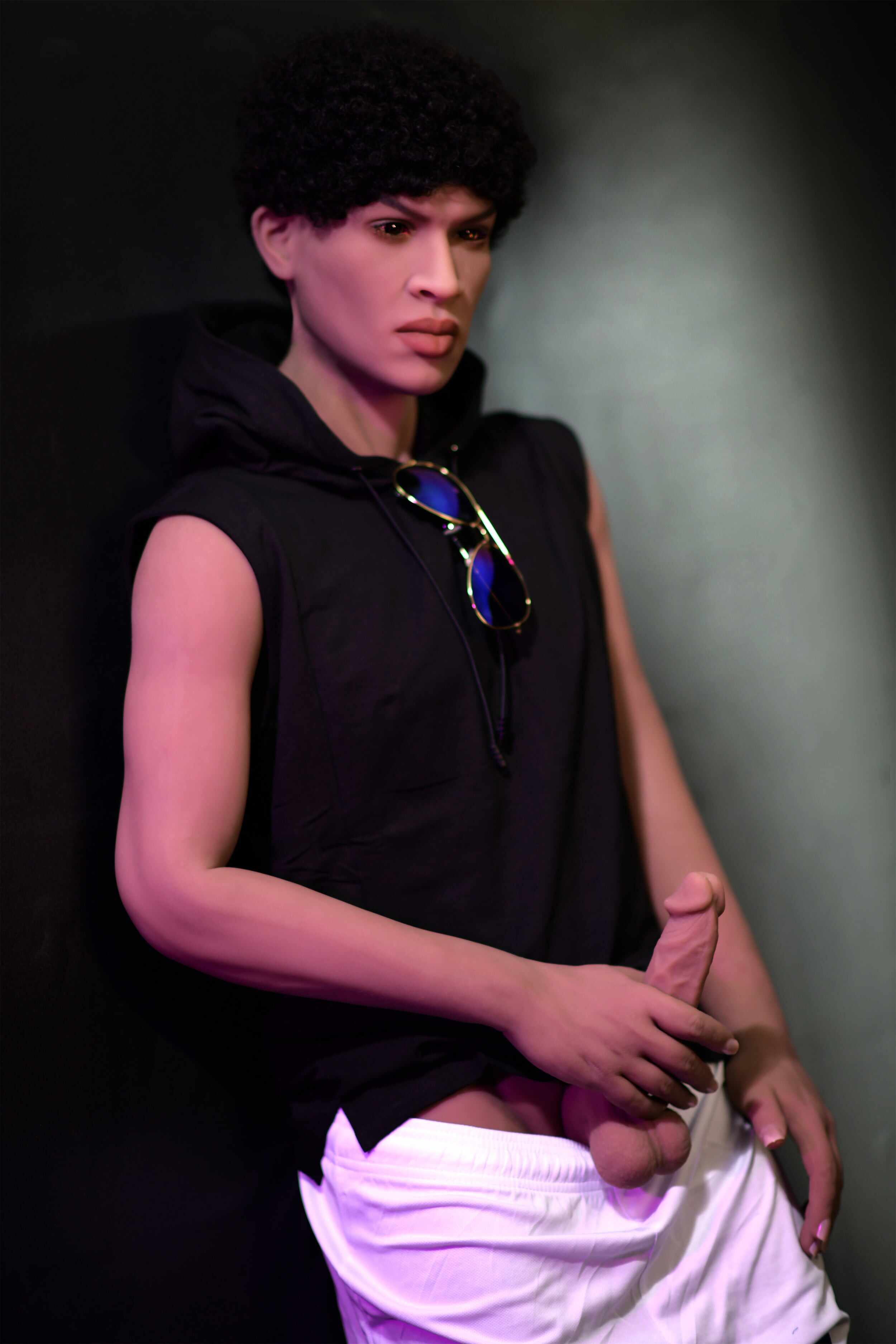 Albin 5ft48 / 167cm Head TPE Strong Dark Tan Athletic Adult Male Love Sex Doll
