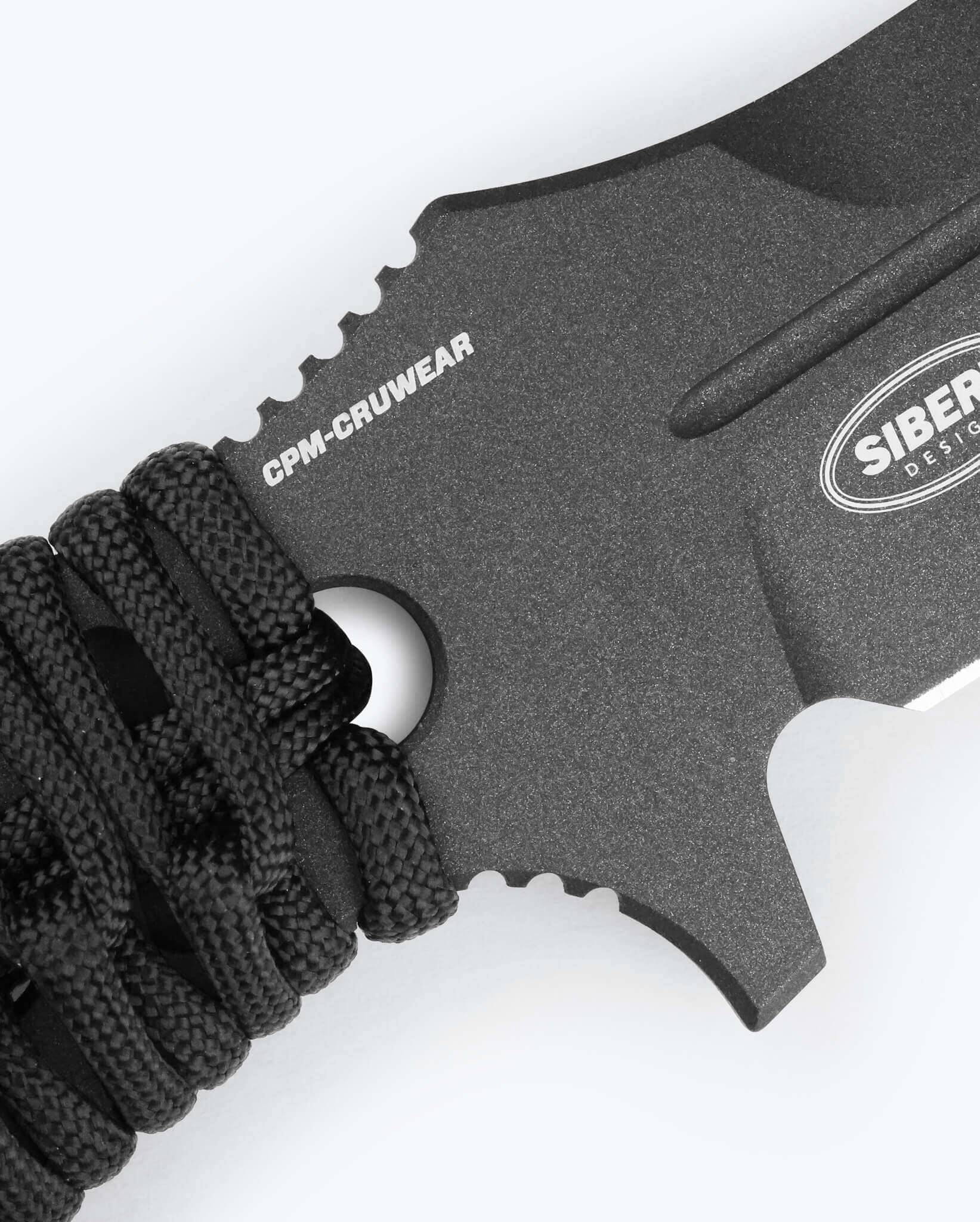 Fixed Adamas® | Black Paracord | Drop-point