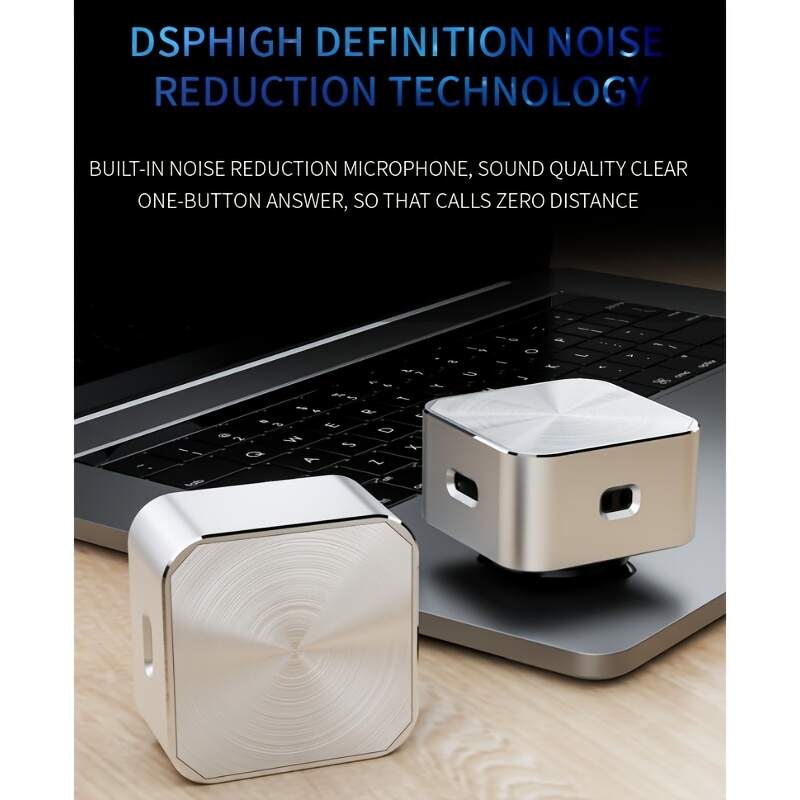 Wireless TWS Speaker | Compact, High-Fidelity Sound, 360° Surround Sound, Sleek Metallic Shell, USB Type-C Charging, Dynamic Audio Experience for Computers