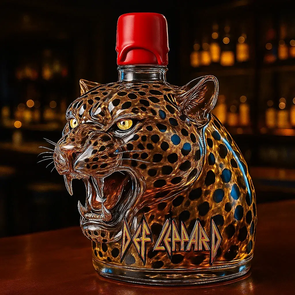 Def Leppard whiskey bottle