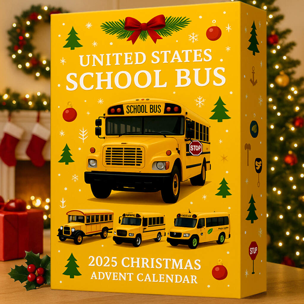 United States School Bus · 2025 Christmas Advent Calendar