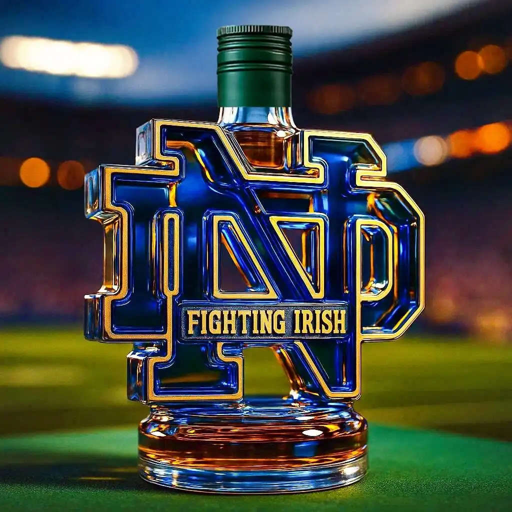 Notre Dame Fighting Irish Whiskey bottle