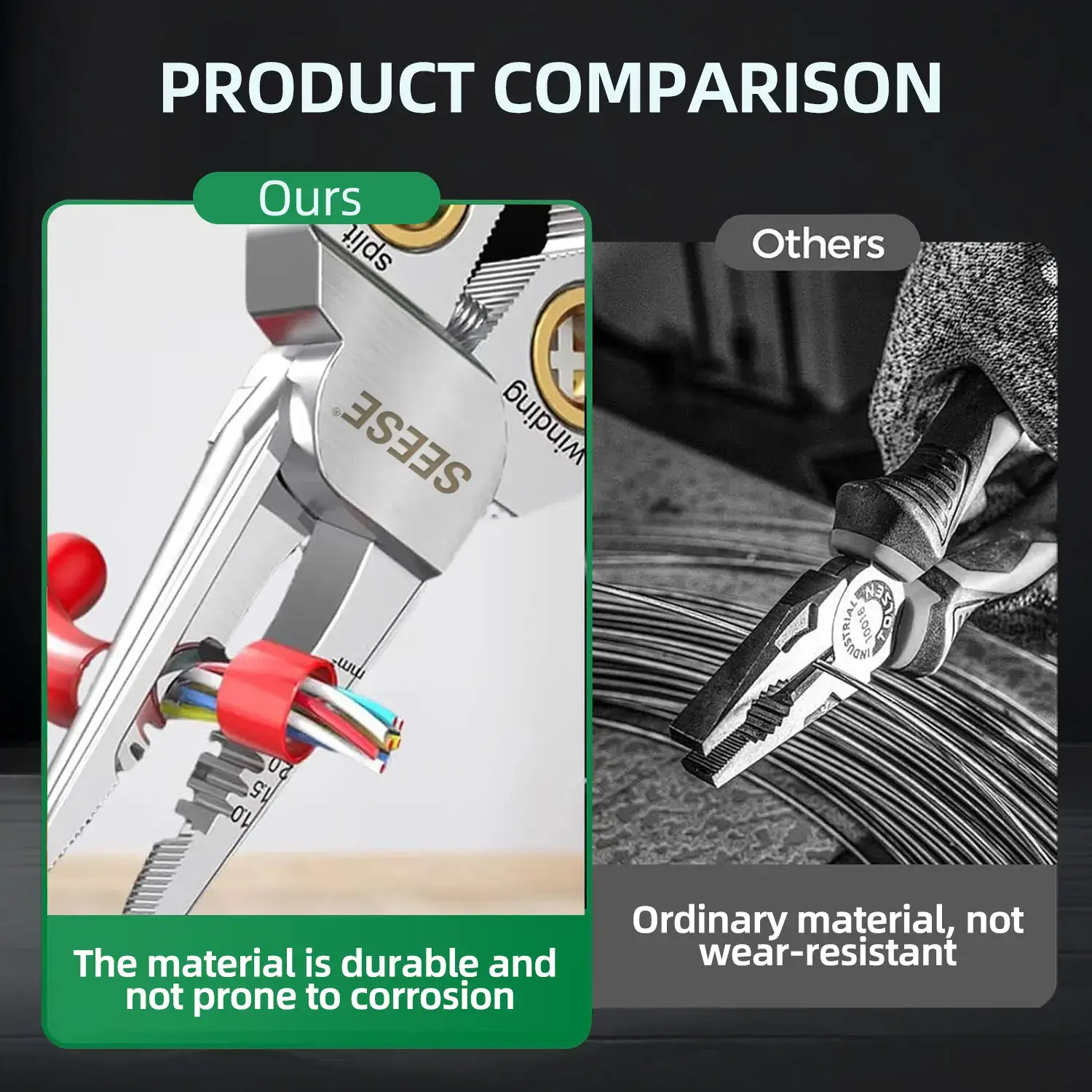 8-in-1 Wire Stripper Twister with Voltage Tester