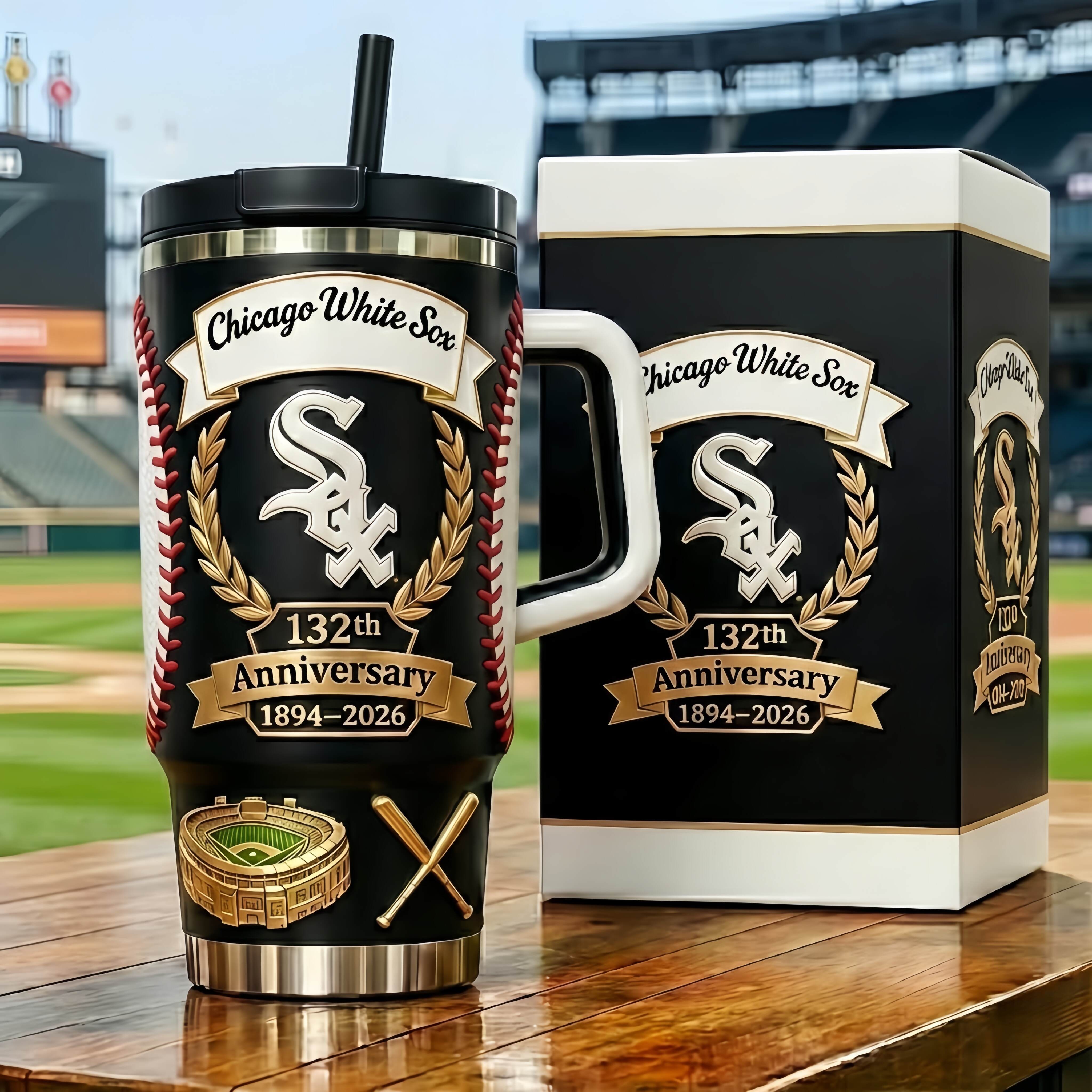 Chicago White Sox 132 Anniversary Commemorative Yeti Tumbler