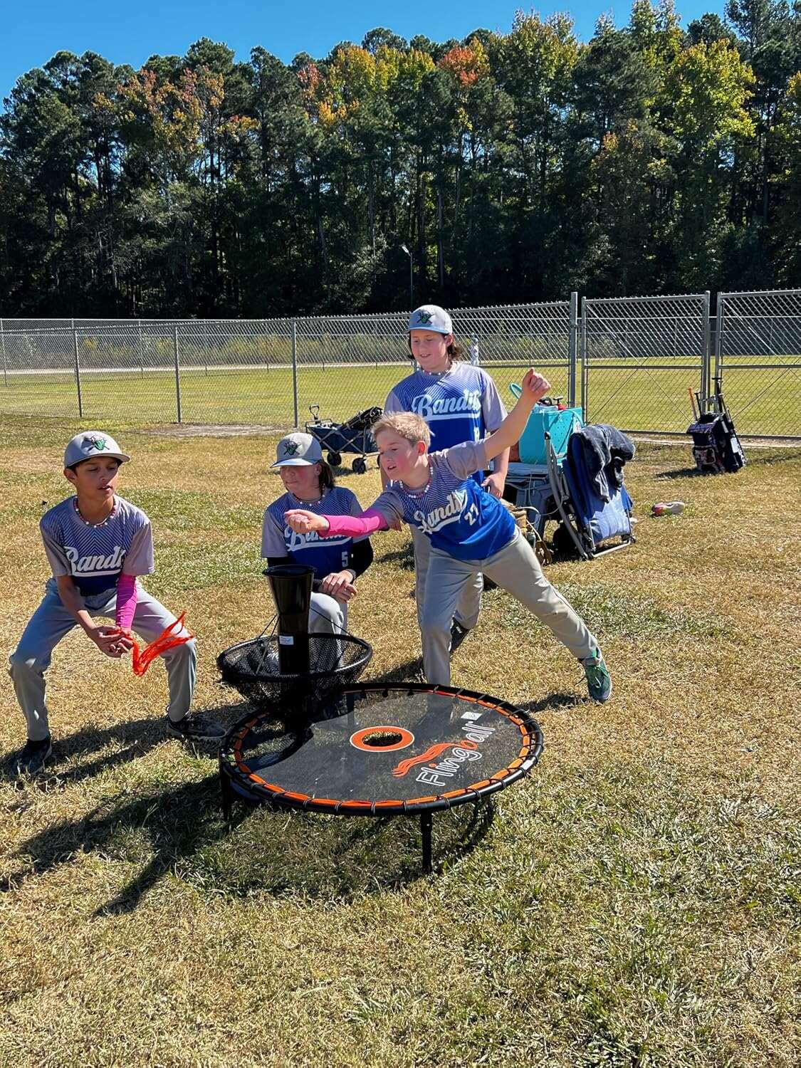 Single Set  Trampoline Game