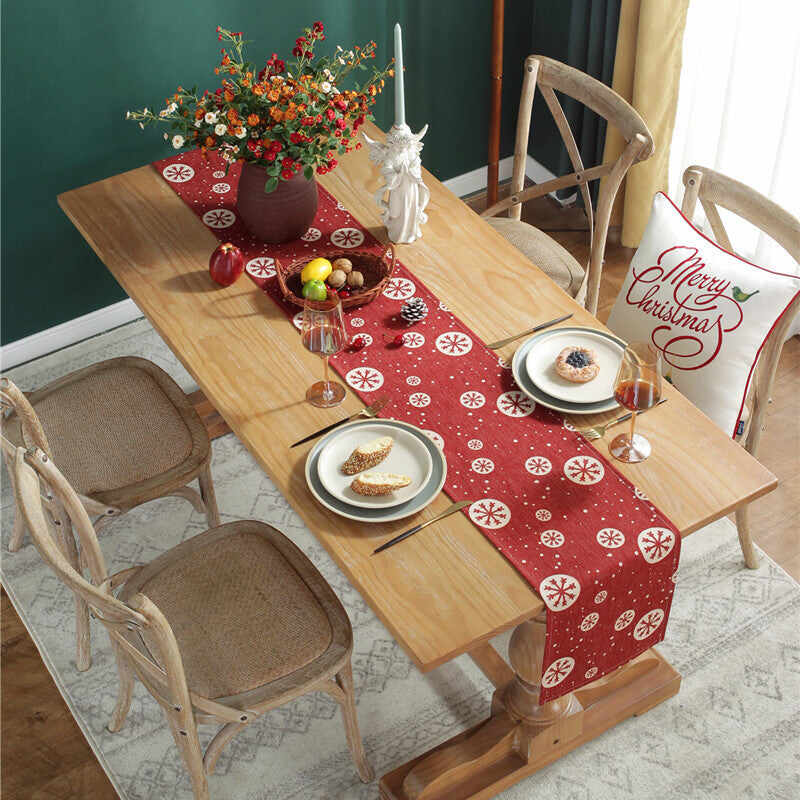 Merry Christmas Holiday Table Runner