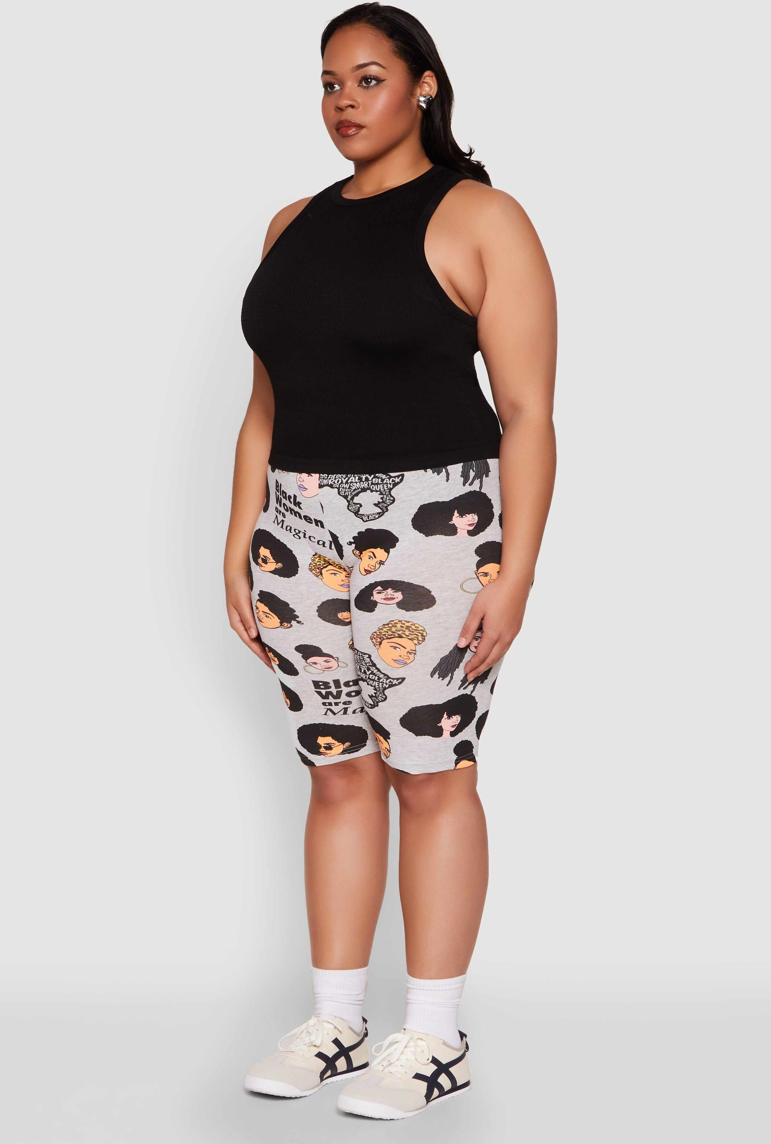 Plus Size Black Women Are Magical Biker Shorts