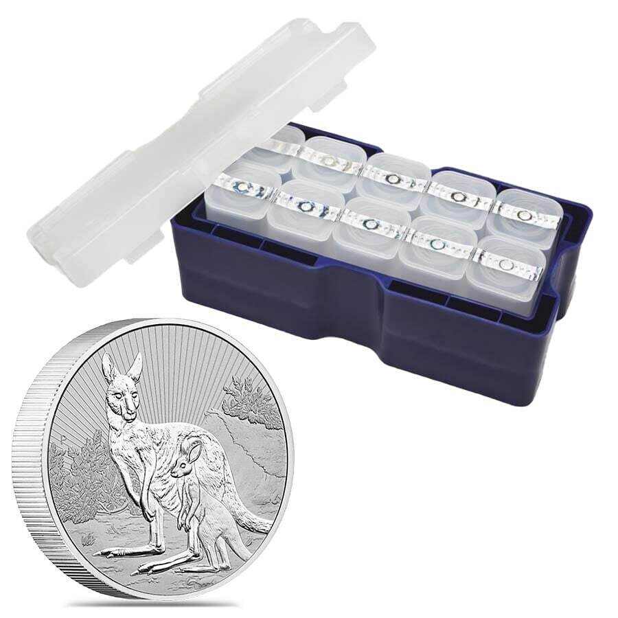 2023 2oz Perth Mint Gold Kangaroo Mother and Baby Coin