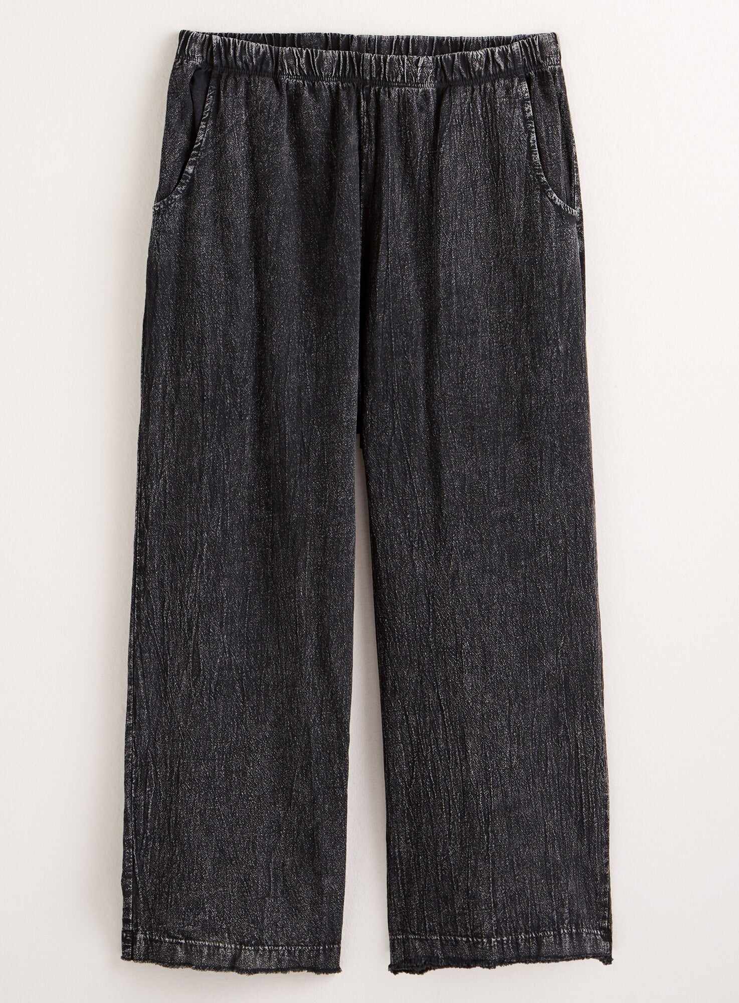 Cotton Gauze Capri Pants