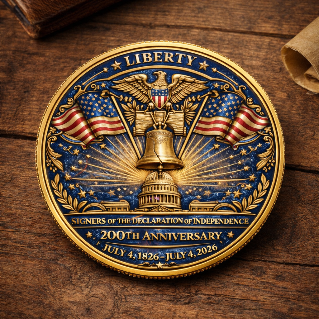 The Adams and Jefferson 200th Anniversary Commemorative Coin