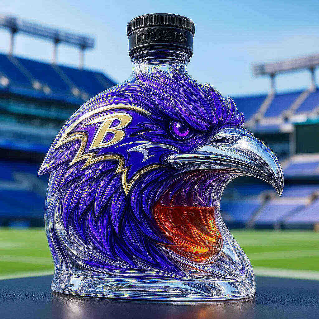 Baltimore Ravens Limited Edition Whisky Bottle