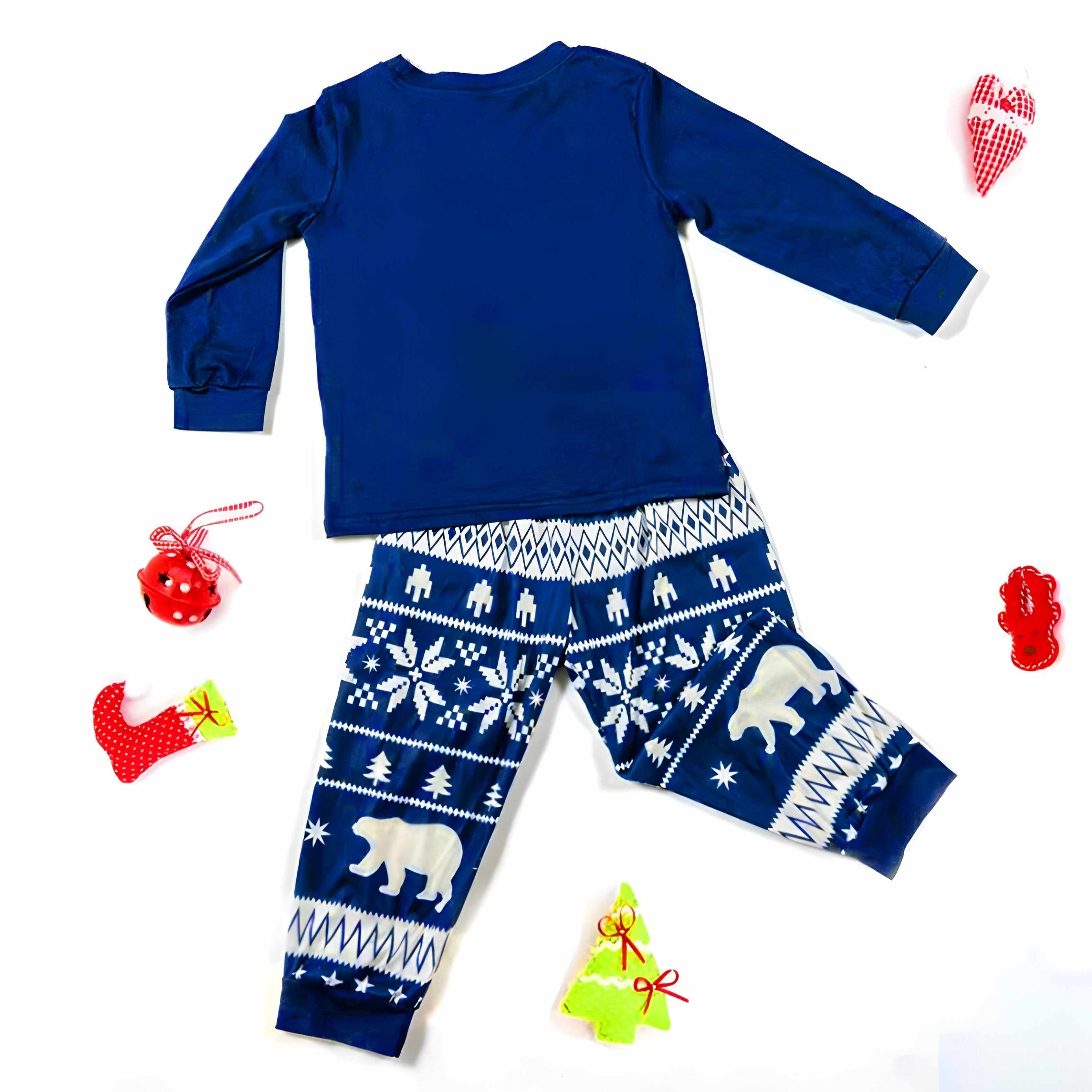 Kids Festive Tree Matching Family Christmas Pajamas