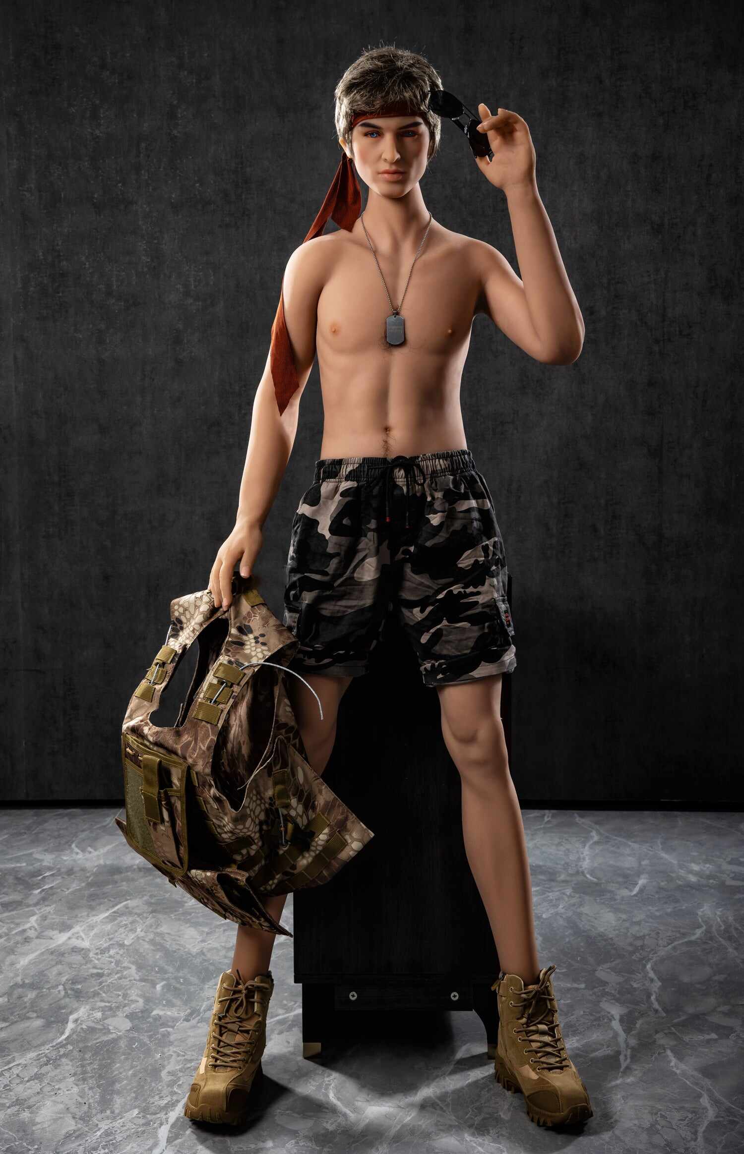Adrian 5ft58 / 170cm Head TPE Cheap Young Male Boy Love Sex Doll