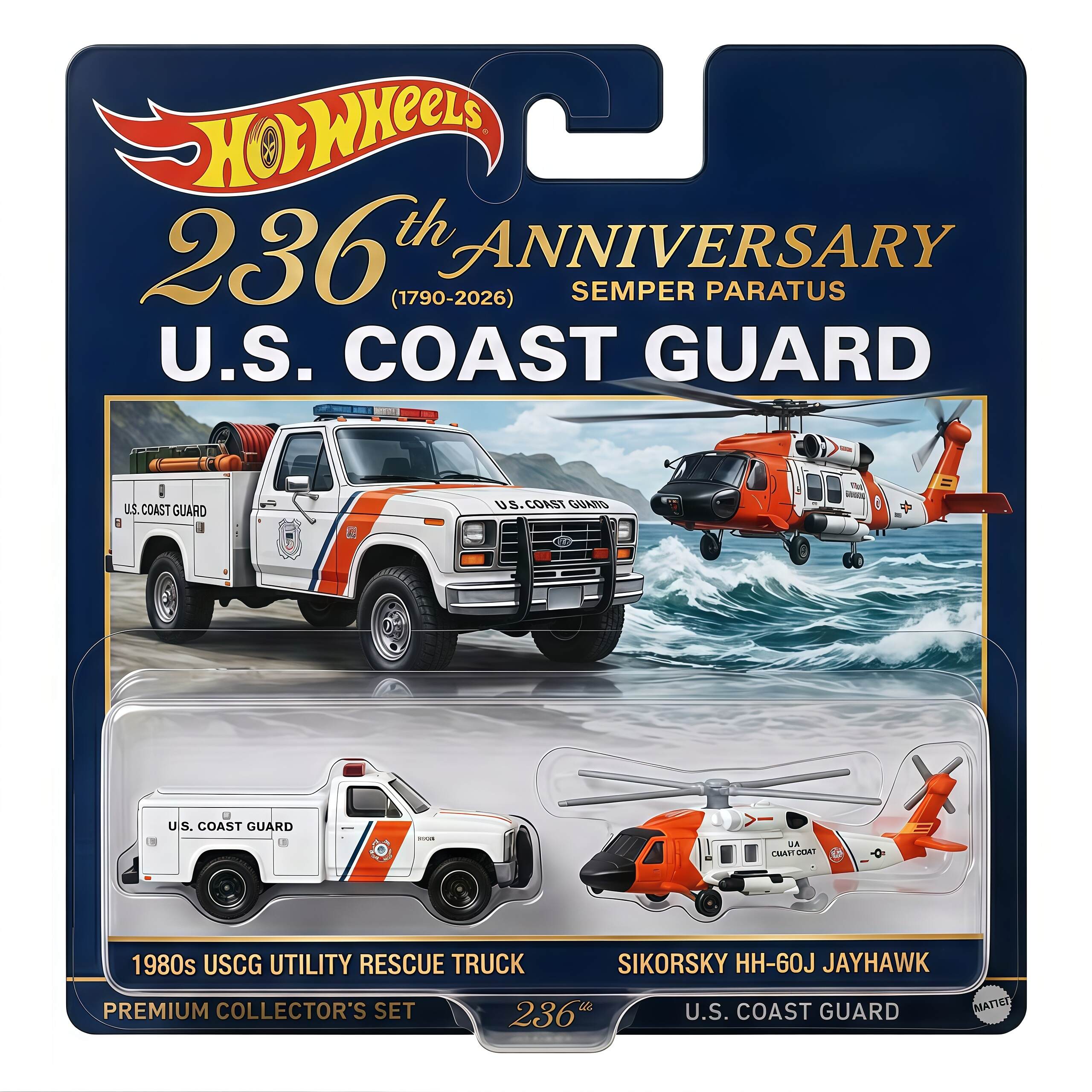 Hot Wheels –U.S. Coast Guard 236th Anniversary Collector’s Edition