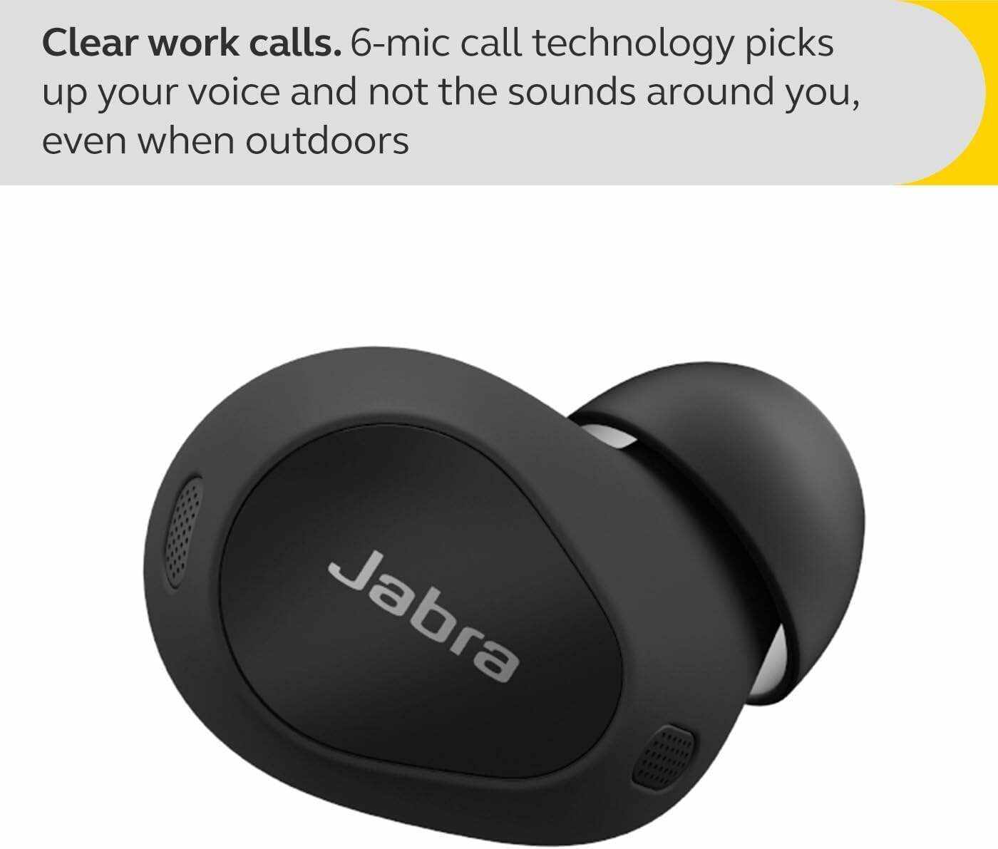 Jabra Elite 10 True Wireless Earbuds – Advanced Active Noise Cancelling Earbuds with Next-Level Dolby Atmos Surround Sound –All-Day Comfort, Multipoint Bluetooth, Wireless Charging – Cream