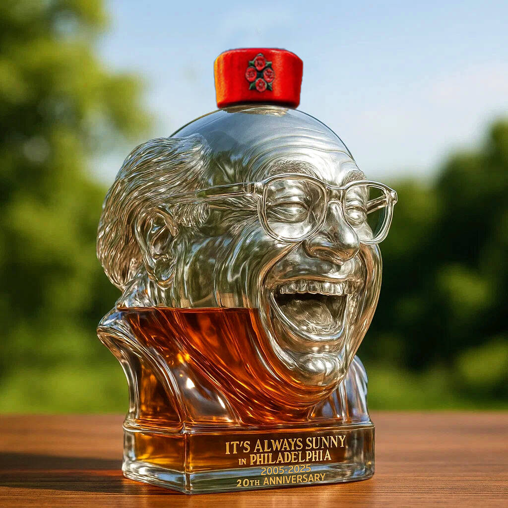 Frank Reynolds Whiskey Bottle-Celebrating the 20th anniversary of It's Always Sunny in Philadelphia