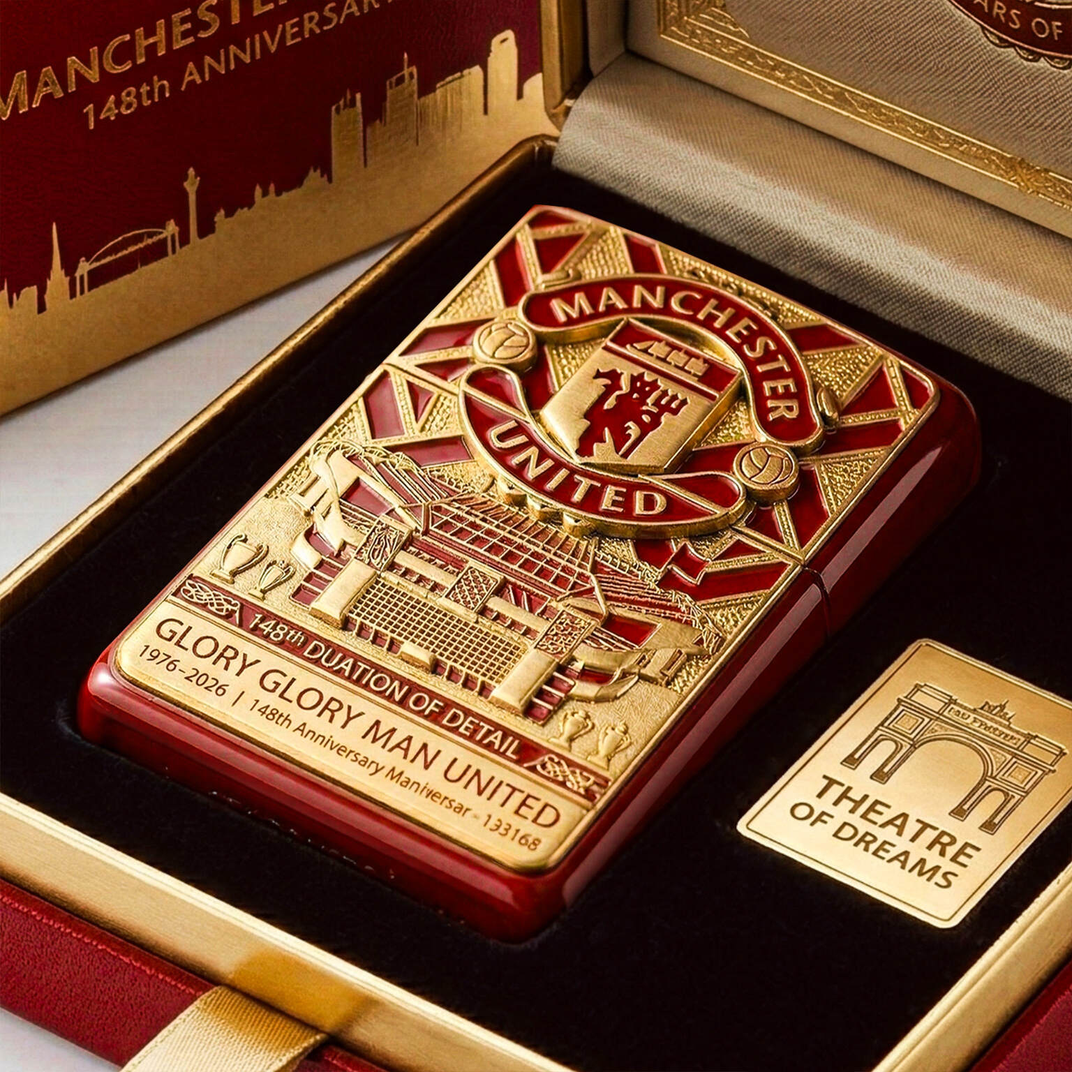 🔴 Man Utd 148th: Theatre of Dreams Legacy Lighter 🏆