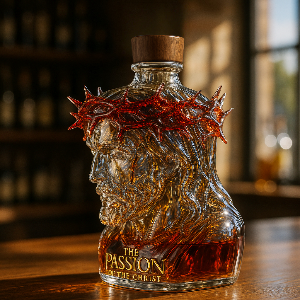 Passion of the Christ Commemorative Whiskey Bottle