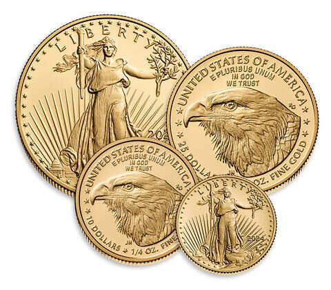 American Eagle 2024 Gold Proof Four-Coin Set
