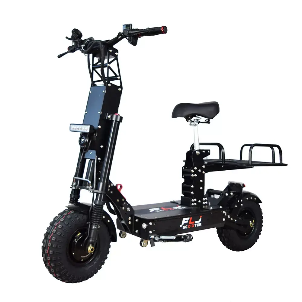 2022 New K14 14inch 8000W Fat wheels skateboard electric scoote with Short Handle fast speed 58MPH