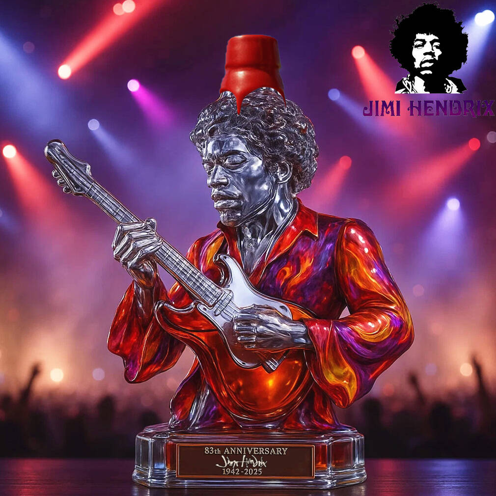 Jimi Hendrix Whisky bottle