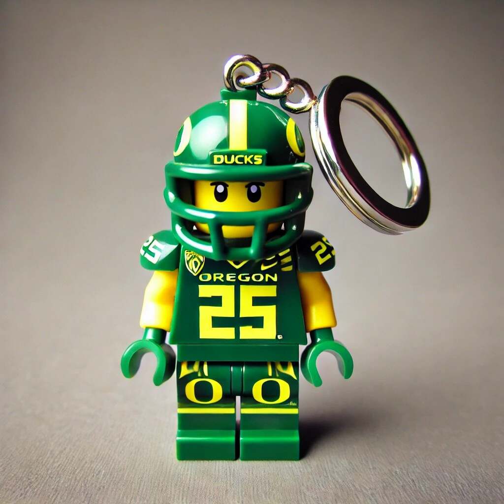College Football Keychain