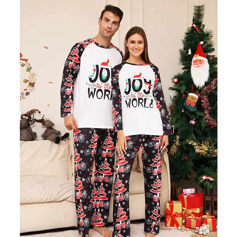 Kids Joy Matching Family Christmas Pajamas