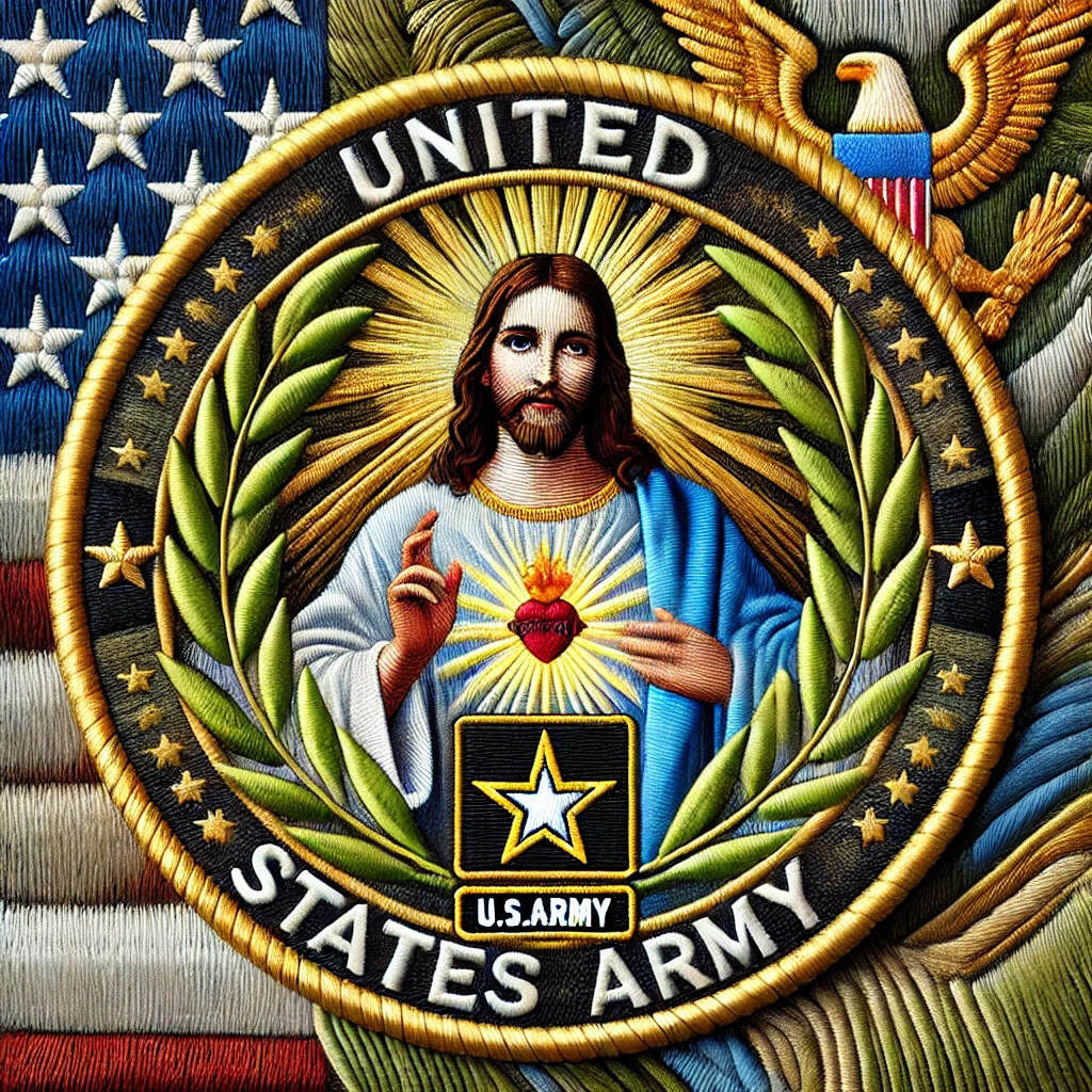 Jesus Bless Soldiers Patch